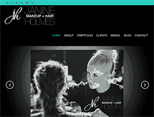Tablet Screenshot of janineholmes.com
